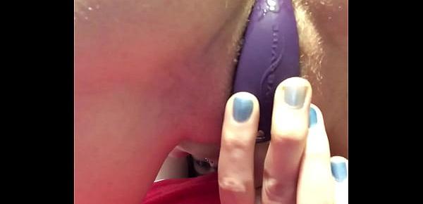  exgirlfriend private video masturbating creamy wet pussy to pulsing orgasm from behind